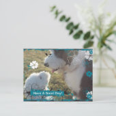 Een goede dag! briefkaart (Staand voorkant)