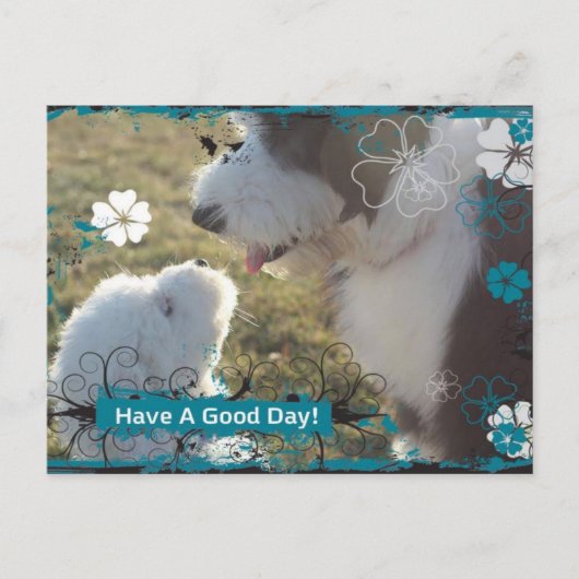 Een goede dag! briefkaart (Voorkant)