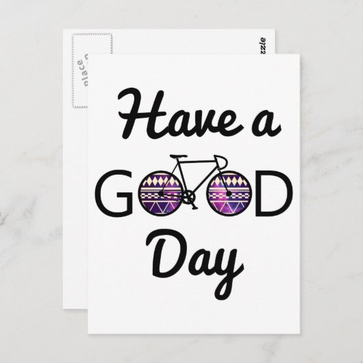 Een goede dag briefkaart (Voorkant / Achterkant)