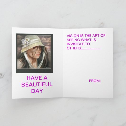 EEN GOEDE DAG GROETEN KAART (Binnen)