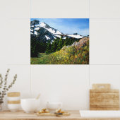 Een goede dag in de Cascades Poster (Keuken)