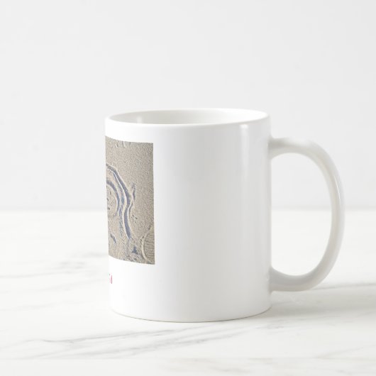 Een goede dag in het strand, wees blij op de Tybee Koffiemok (Rechts)