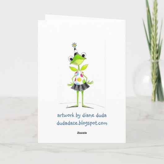 Een goede dag - jubileumkaart kaart (Achterkant)