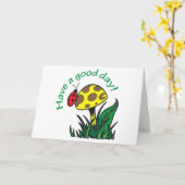 Een goede dag kaart (Gele Bloem)