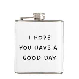 Een goede dag koffie Mok Heupfles