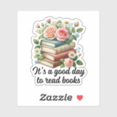 Een goede dag om boeken te lezen sticker (Vel)