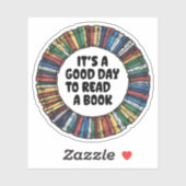 Een goede dag om een boek te lezen sticker (Vel)