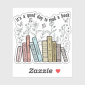 Een goede dag om een boek te lezen sticker (Vel)