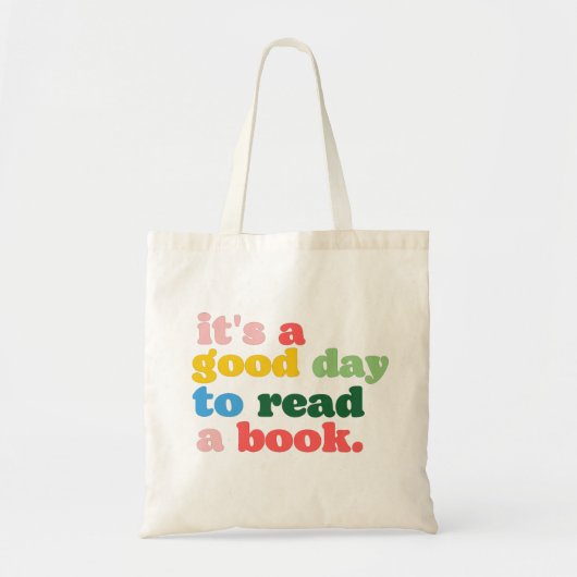 Een goede dag om een boek te lezen tote bag (Voorkant)