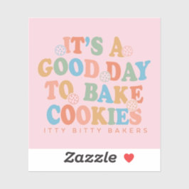 Een goede dag om koekjes te bakken sticker