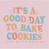 Een goede dag om koekjes te bakken sticker (Voorkant)