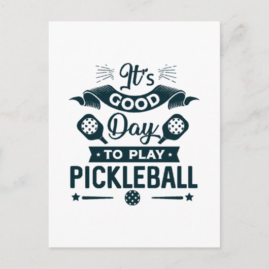 Een goede dag om Pickleball te spelen Briefkaart (Voorkant)