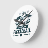 Een goede dag om Pickleball te spelen Ronde Klok (Hoek)