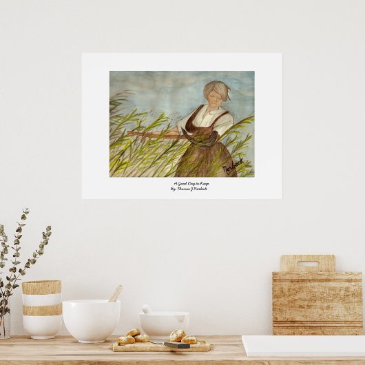 Een goede dag om te lezen poster (Keuken)