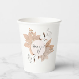 Een goede dag papieren bekers