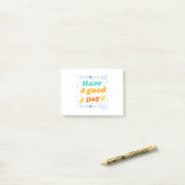 Een goede dag post-it® notes (Op bureau)