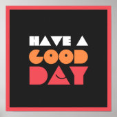 Een goede dag poster (Voorkant)