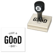 Een goede dag rubberstempel (Gestempeld)