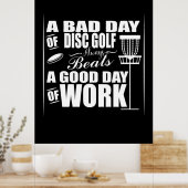 Een goede dag start met een schijfgolf poster (Keuken)