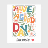 een goede dag sticker (Vel)