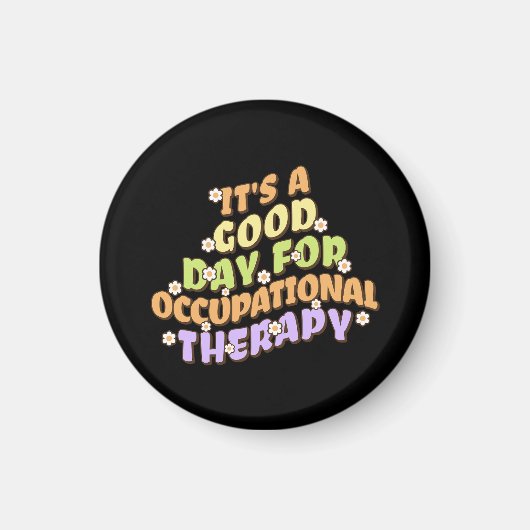 Een goede dag voor ergotherapie magneet (Voorkant)