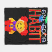 Eén Goede Gewoonte Fleece Deken (Voorkant (Horizontaal))