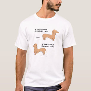 Een goede/harde vrouw is moeilijk/goed om T-shirt