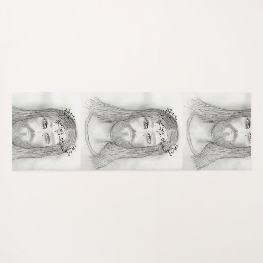 Een goede Jezus Yogamat (Achterkant (horizontaal))