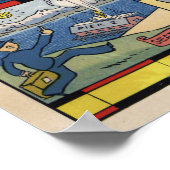 Een goede kaart van Alaska Poster (Hoek)