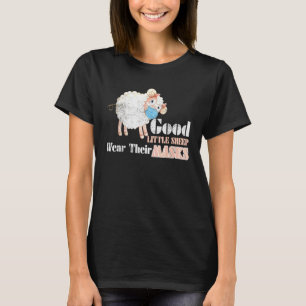 Een goede kleine schaap Draag hun maskerschaap die T-shirt