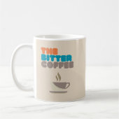 Een goede kop koffie fleurt de dag op (Links)