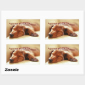 "Een goede lach" Inspirerend quote Rechthoekige Sticker (Vel)