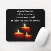 Een goede leraar Mousepad Muismat (Met muis)