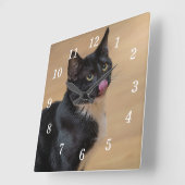 Een goede Lick Painterly wandklok (Hoek)