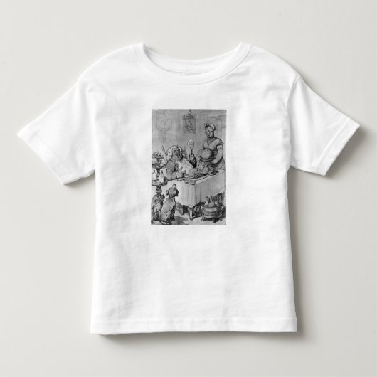 Een goede maaltijd, kinder shirts (Voorkant)