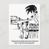 Een goede monteur, grappig, briefkaart (Voorkant)