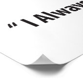 Een goede monteur, grappig,  poster (Hoek)