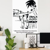 Een goede monteur, grappig,  poster (Thuiskantoor)