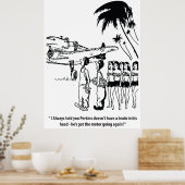 Een goede monteur, grappig, vintage poster (Keuken)
