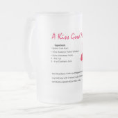 Een goede nacht matglas bierpul (Voorkant links)