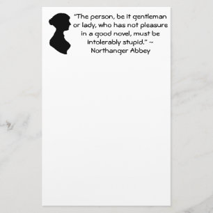 Een goede Novel Austen Quote Briefpapier