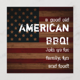 Een goede oude Amerikaanse BBQ! Kaart