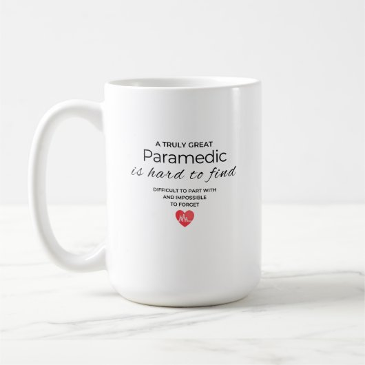 Een goede paramedicus is moeilijk te vinden koffiemok (Links)