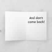 Een goede reis! Kaart (Binnen)