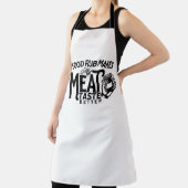 Een goede rub maakt mijn vlees beter schort (Insitu)