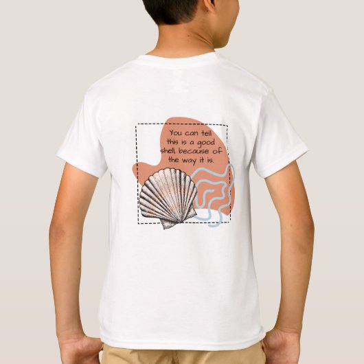 Een goede shell Kinder T-shirt (Achterkant)