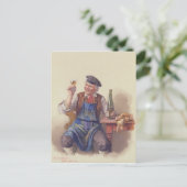 Een goede Vintage Briefkaart (Staand voorkant)
