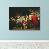 Een goede Vintage Canvas Afdruk (Insitu (Houten vloer))