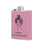 Een goede vriend Funny Heupfles (Links)