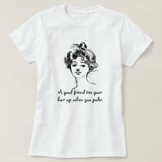 Een goede vriend Funny T-shirt (Design voorkant)